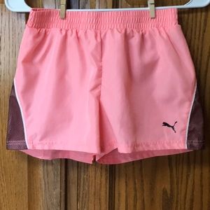 Puma girls shorts
